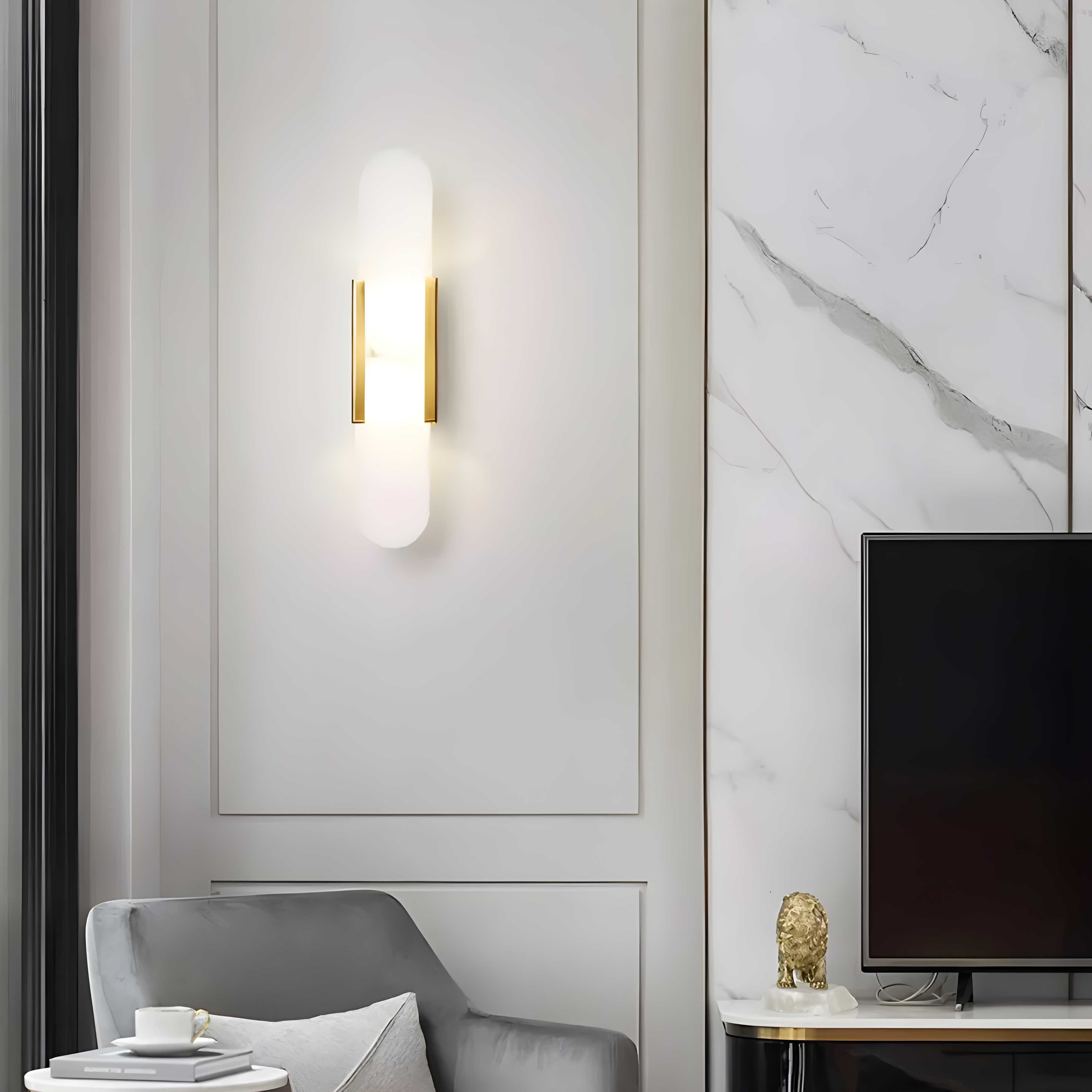 Nordic Alabaster Natural Wall Light