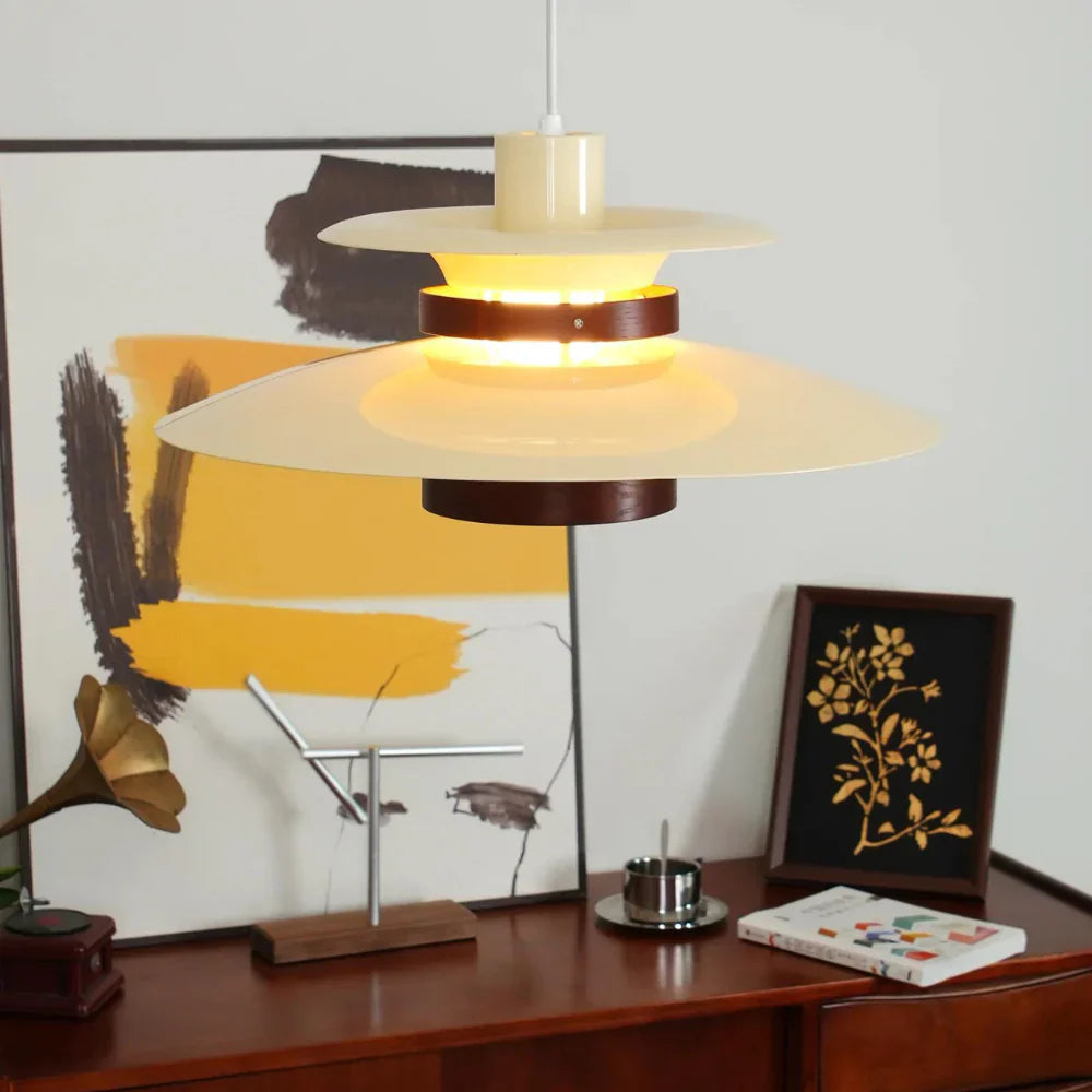 Aurora of Stillness Nordic Iron Pendant Light