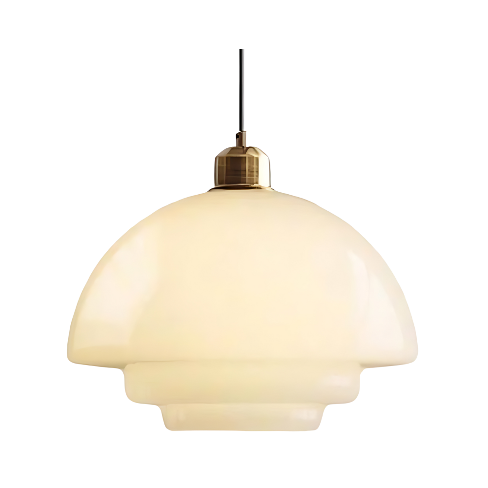 The Pearl of Art Deco Glass Pendant Light