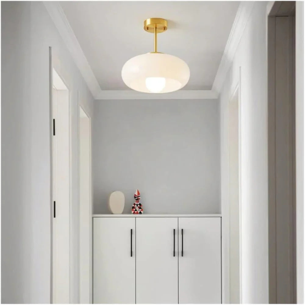 Shard Nordic Brass Glass Pendant Light