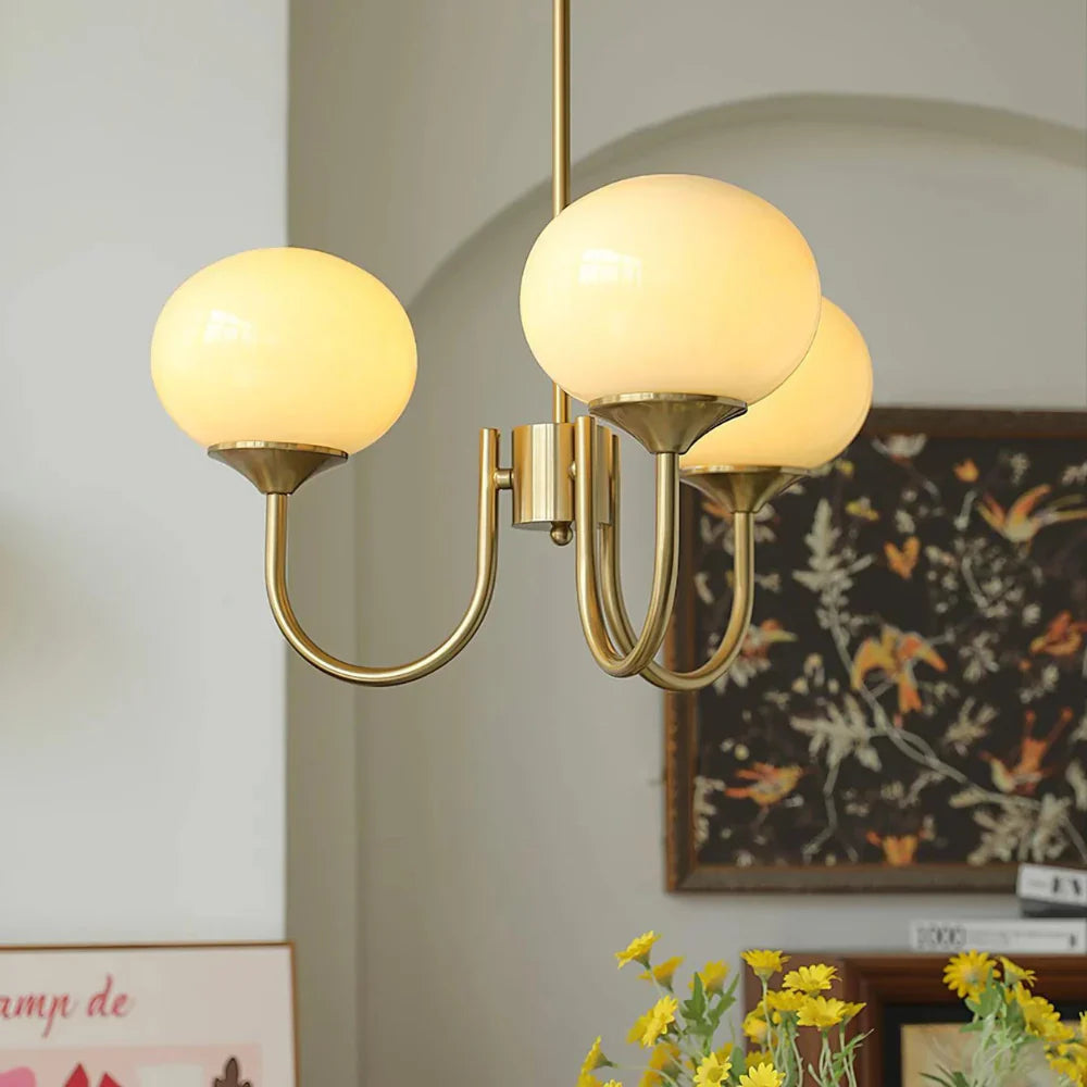Marshmallow Modern Glass Chandelier