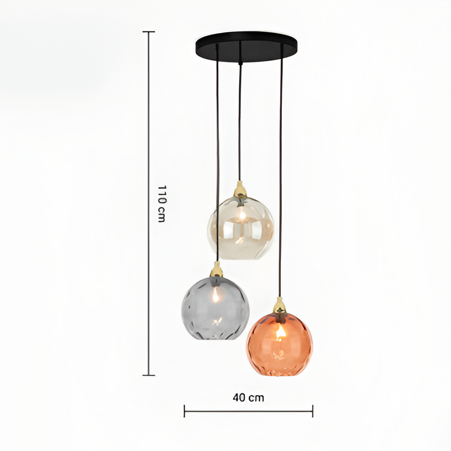 Tulise Celestial Bubble Glass Pendant Light