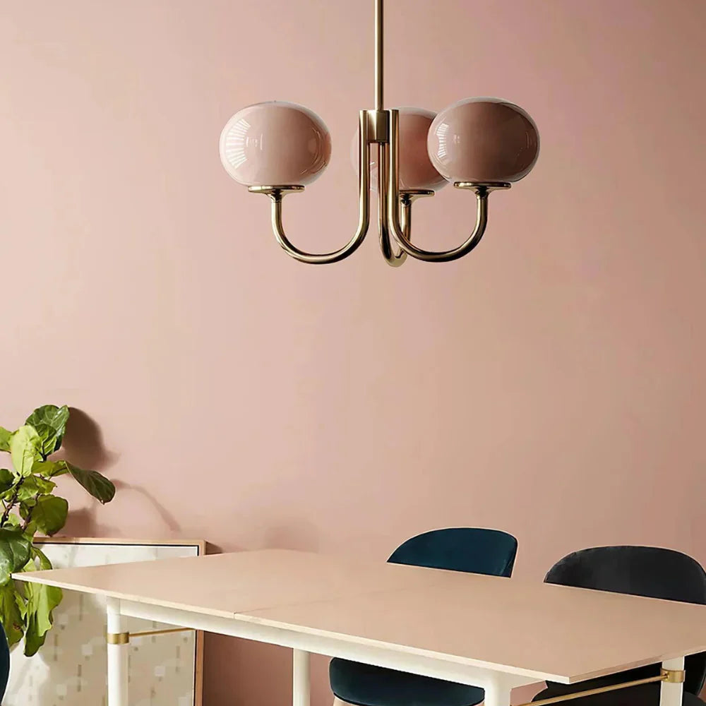 Marshmallow Modern Glass Chandelier