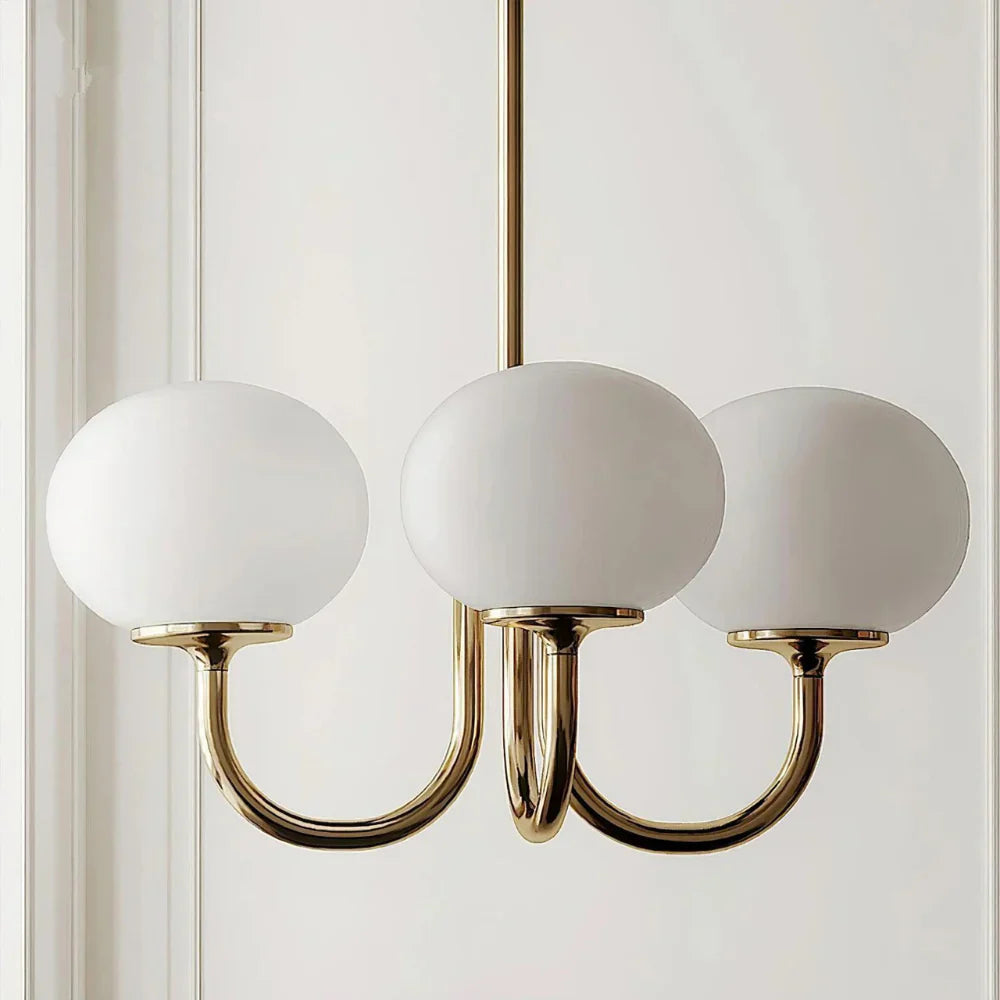 Marshmallow Modern Glass Chandelier