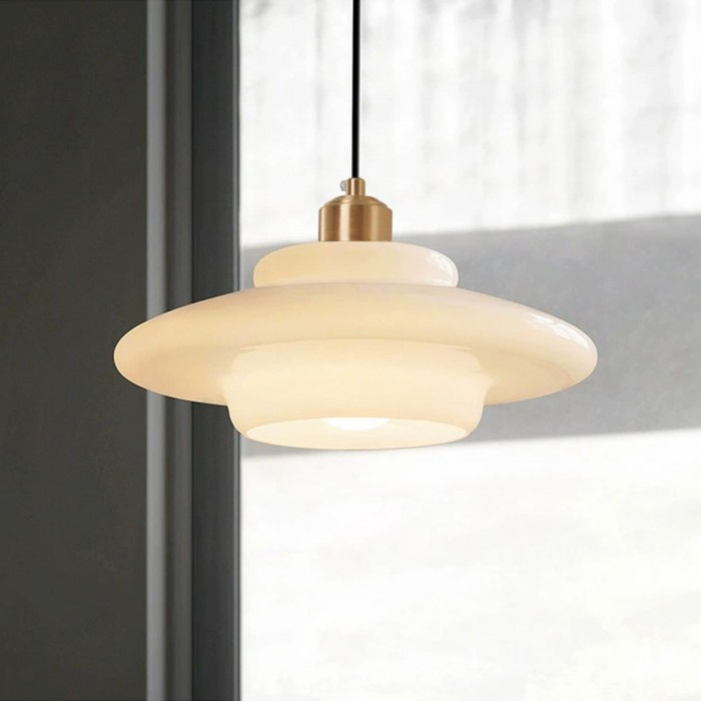 The Pearl of Art Deco Glass Pendant Light