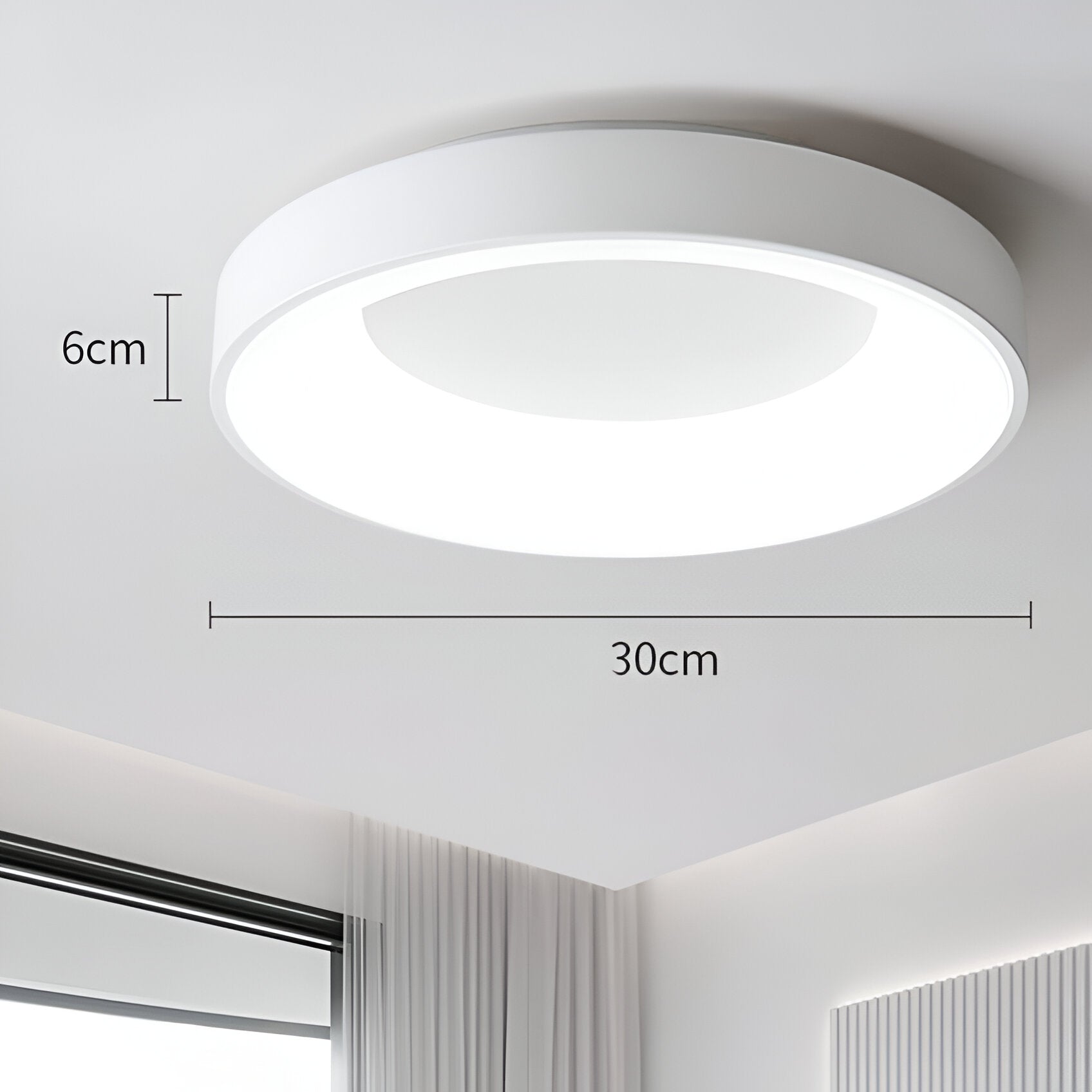 Nordic Modern Ring Shaped LED Ceiling Light