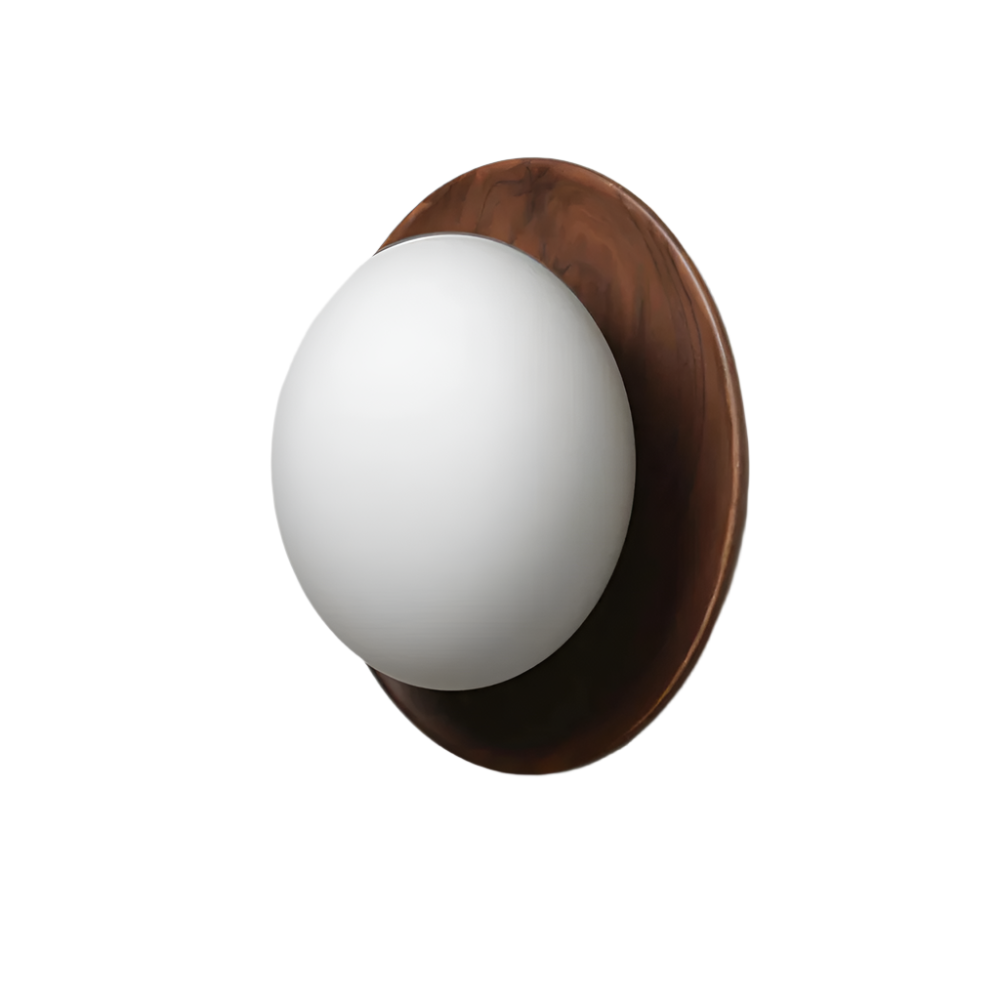 Nordic Minimalist Natural Wood LED Wall Light