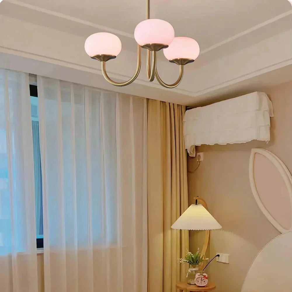 Marshmallow Modern Glass Chandelier