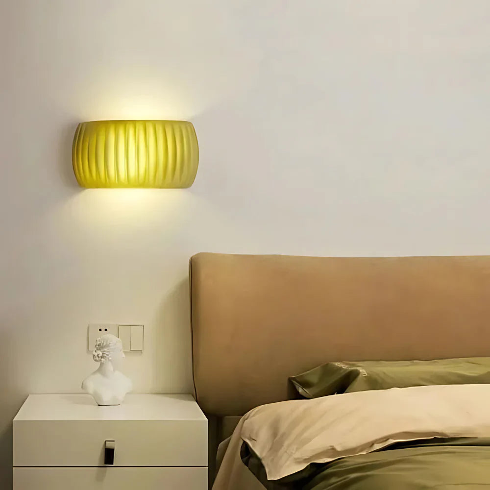 The Sun of Art Deco Resin Wall Light
