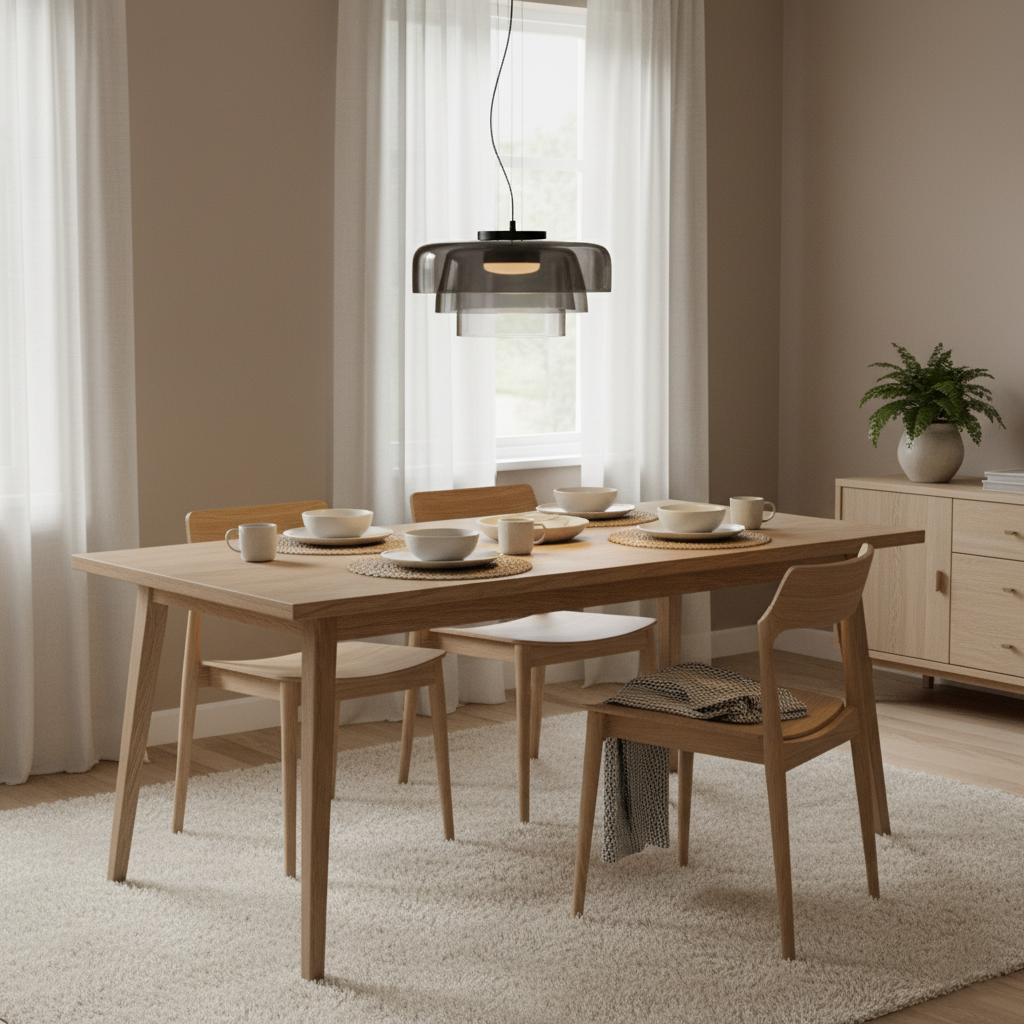 Nordic Celestial Glass Pendant Light