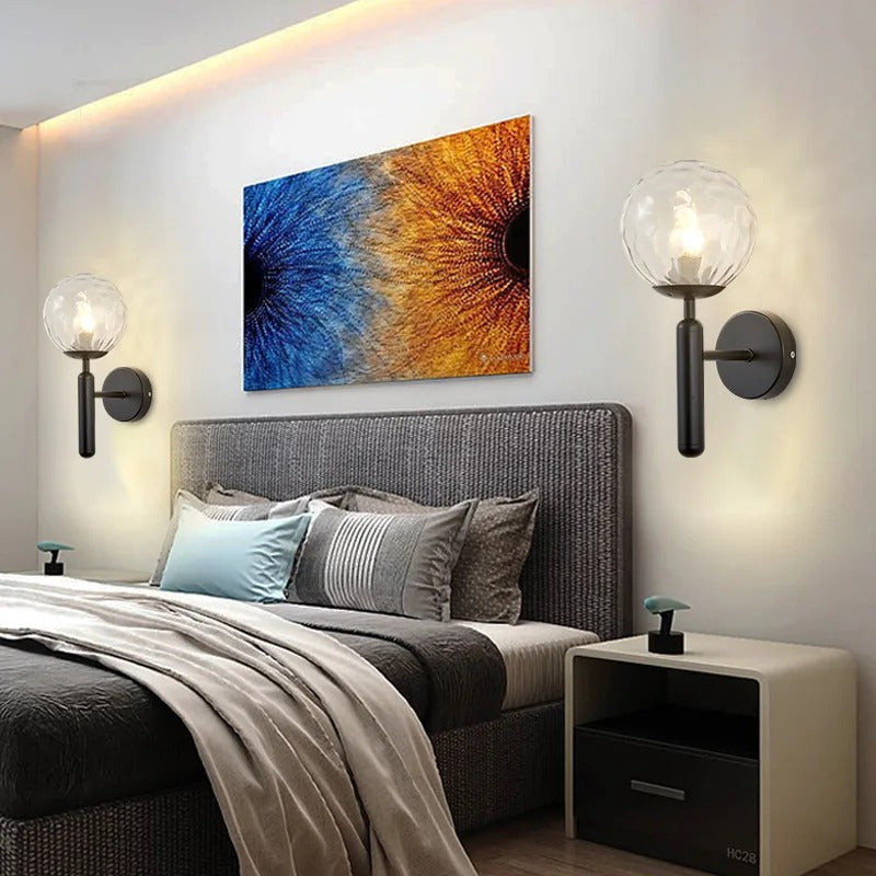 Minimalist Globe Mystical Radiance Wall Light