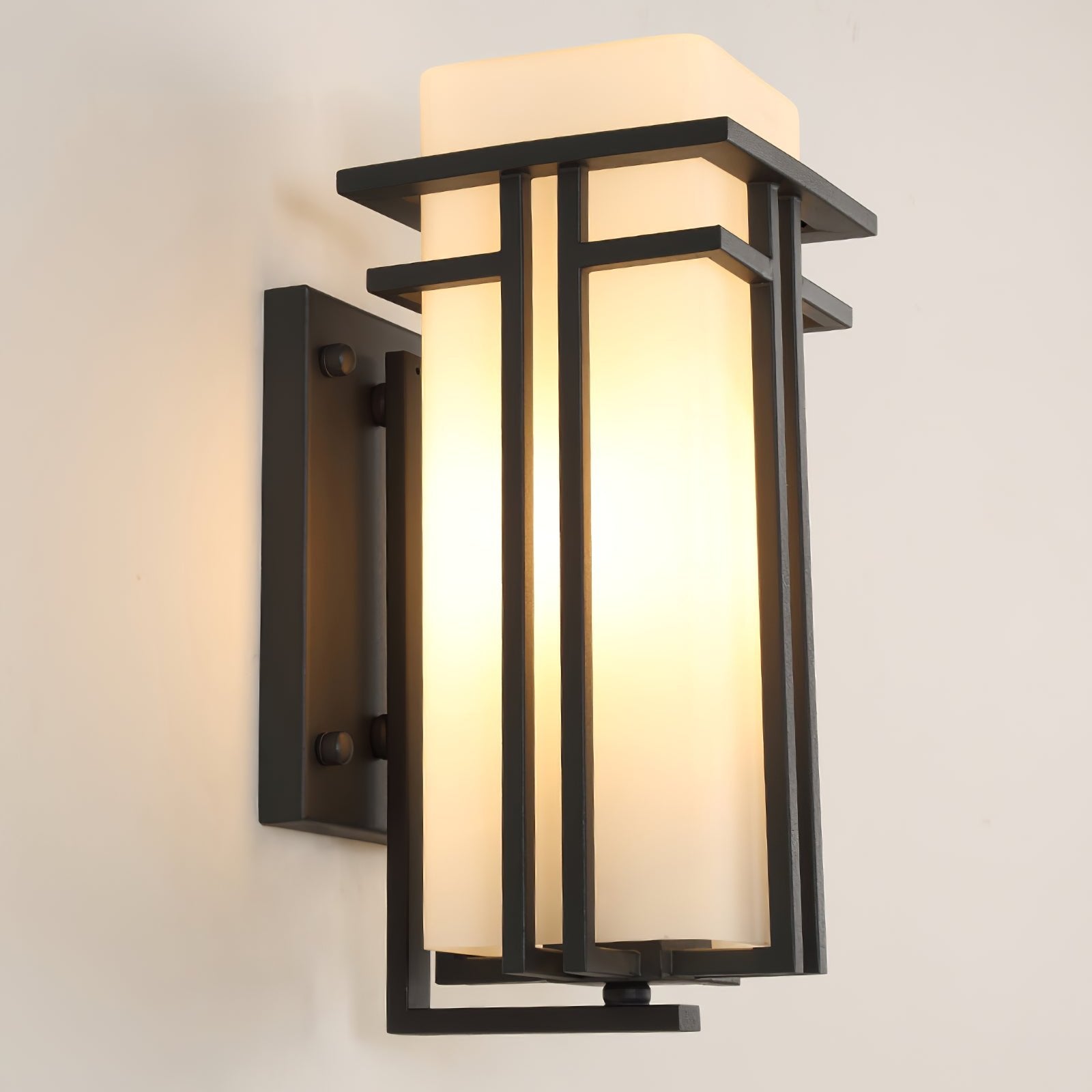 Krajewski Retro Industrial Glass Outdoor Wall Light