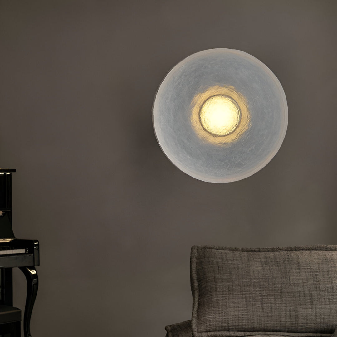 Seren Nordic Resin Round Wall Lamp