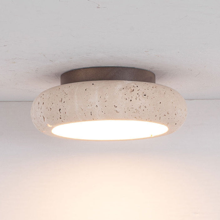 Travertine Retro Ceiling Light