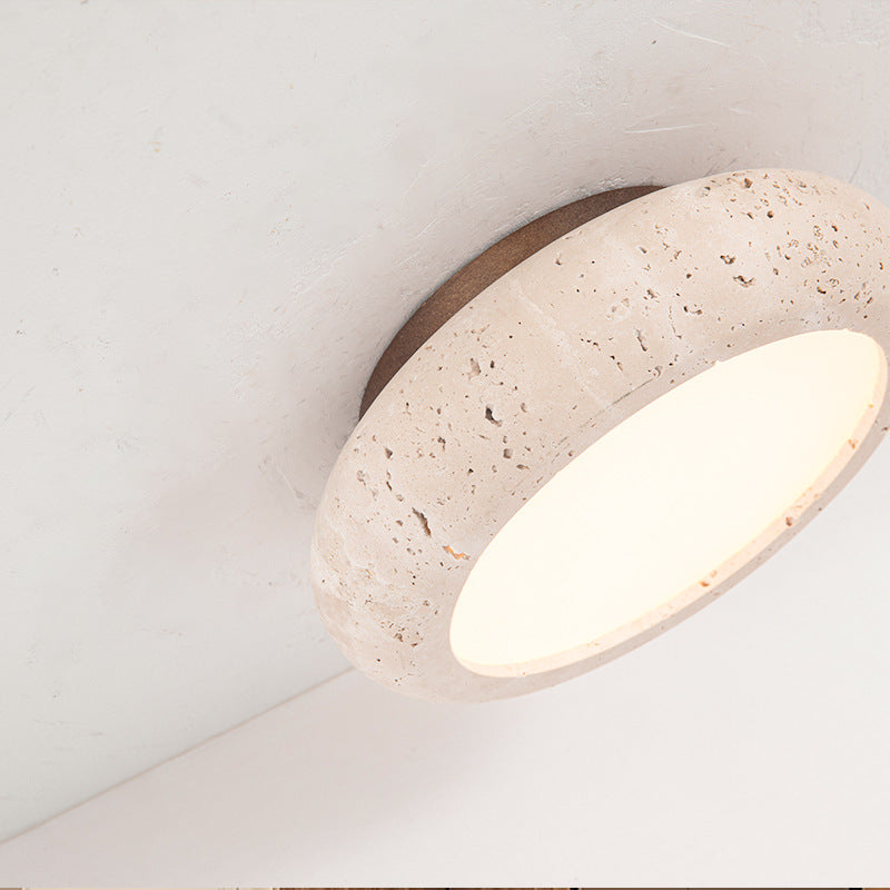 Travertine Retro Ceiling Light