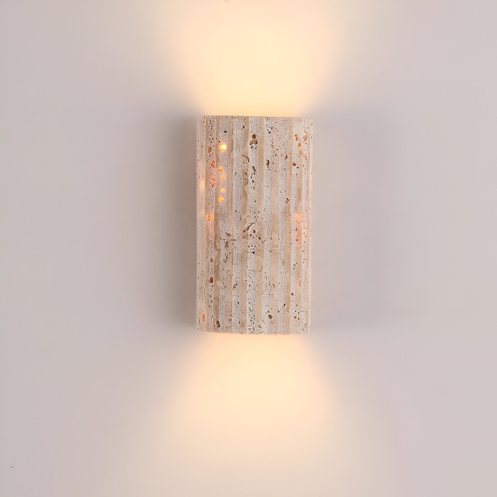 Solaro Travertine Garden Outdoor Wall Light