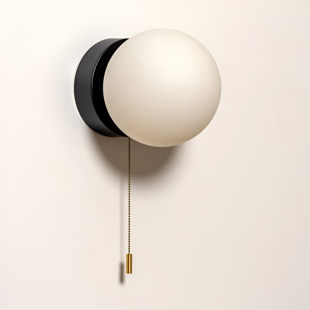 Nordic Minimalist Pull Cord Wall Light