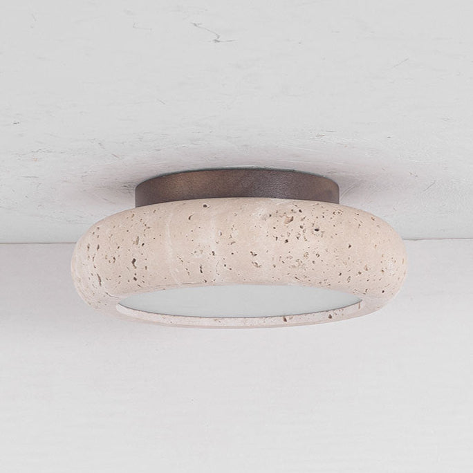 Travertine Retro Ceiling Light
