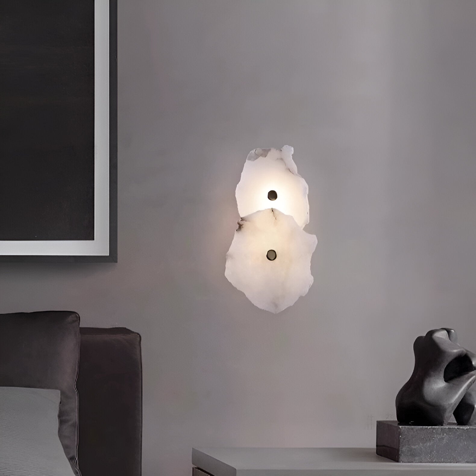Modern Irregular Marble Minimalist Wall Light
