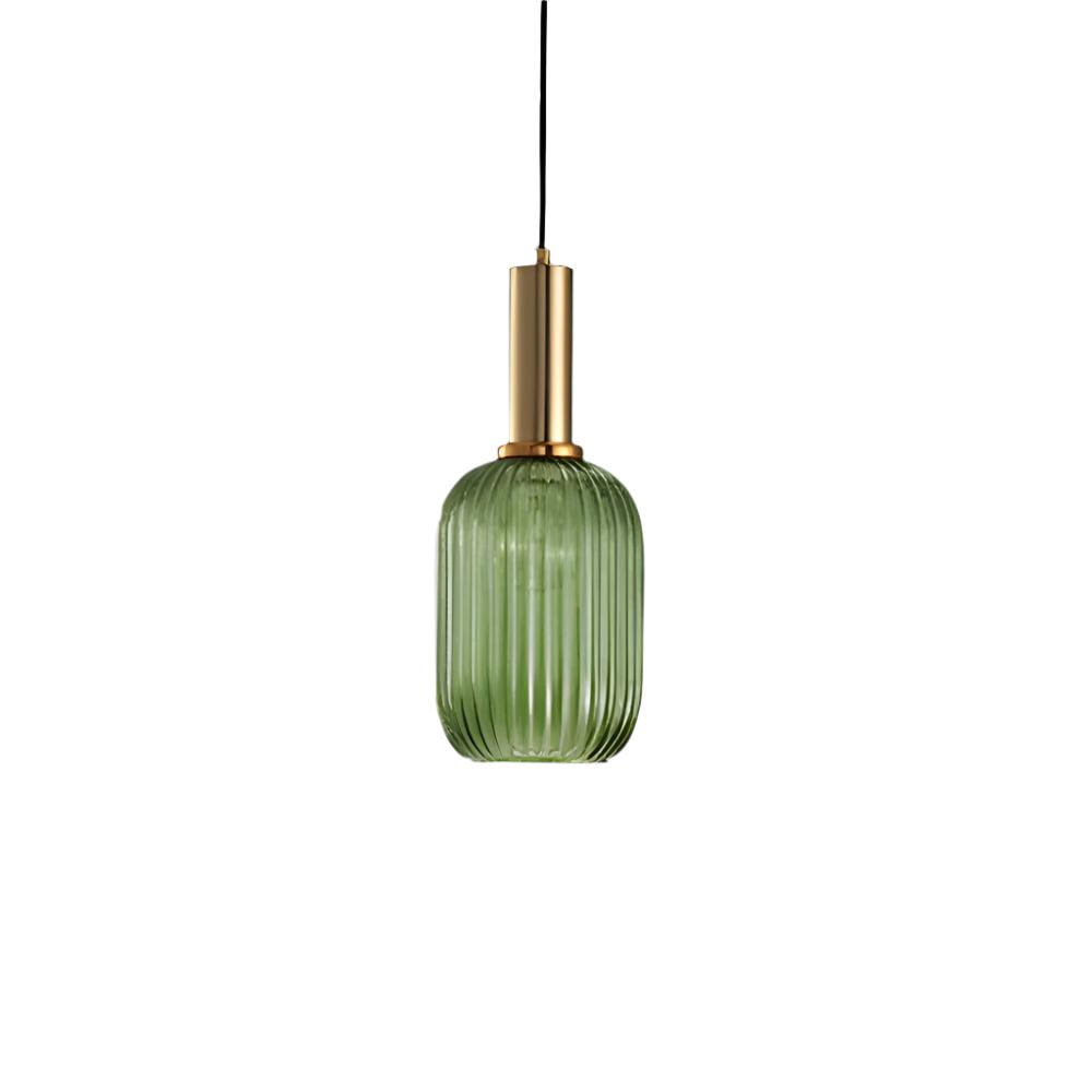 Nordic Colorful Glass Retro Pendant Light
