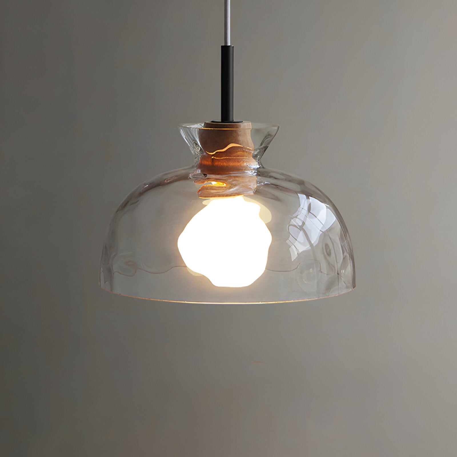 Dane Nordic Clear Glass Pendant Light