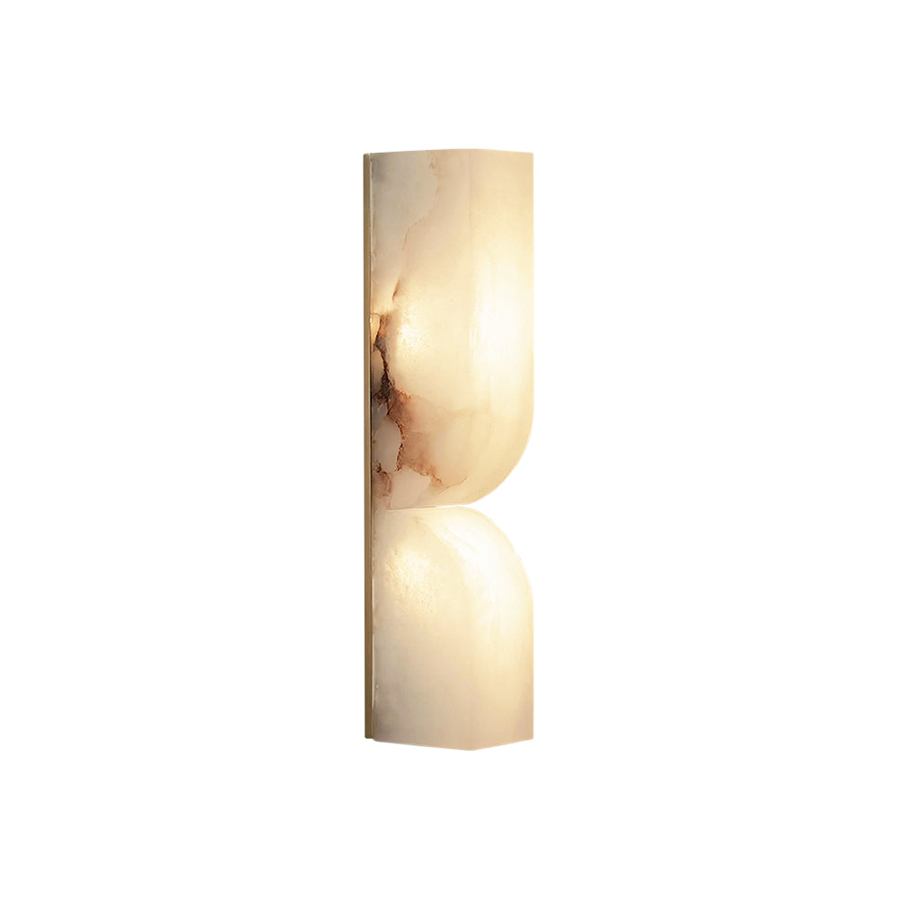 Modern Rectangular Alabaster Essence Wall Light