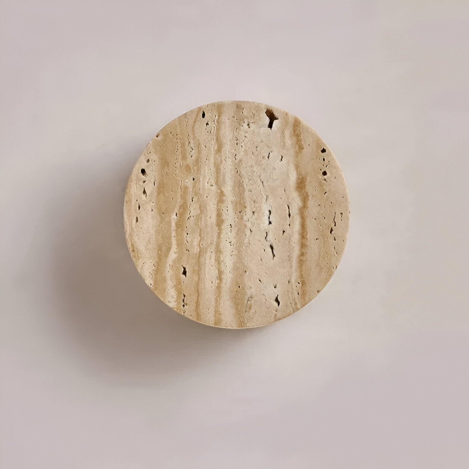 Japanese Wabi Sabi Natural Travertine Stone Wall Light