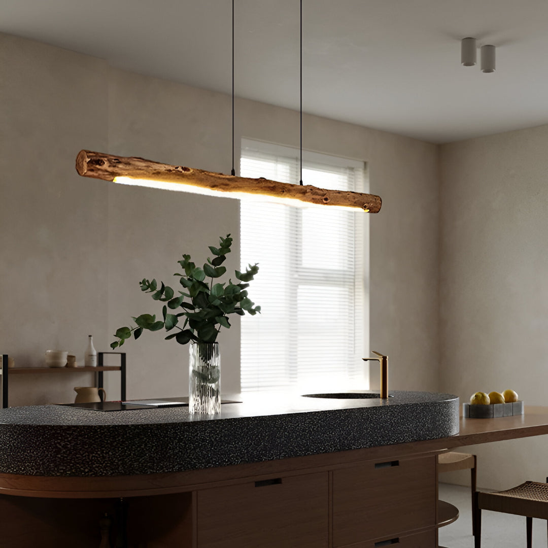 Wabi-Sabi Japanese Retro Wooden Chandelier