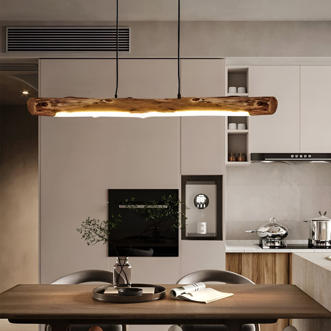 Wabi-Sabi Japanese Retro Wooden Chandelier