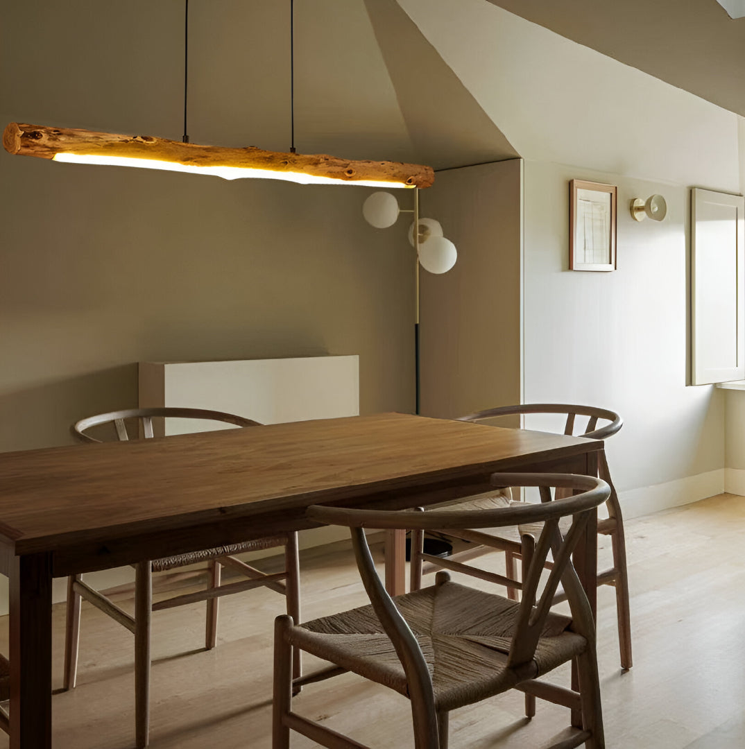 Wabi-Sabi Japanese Retro Wooden Chandelier