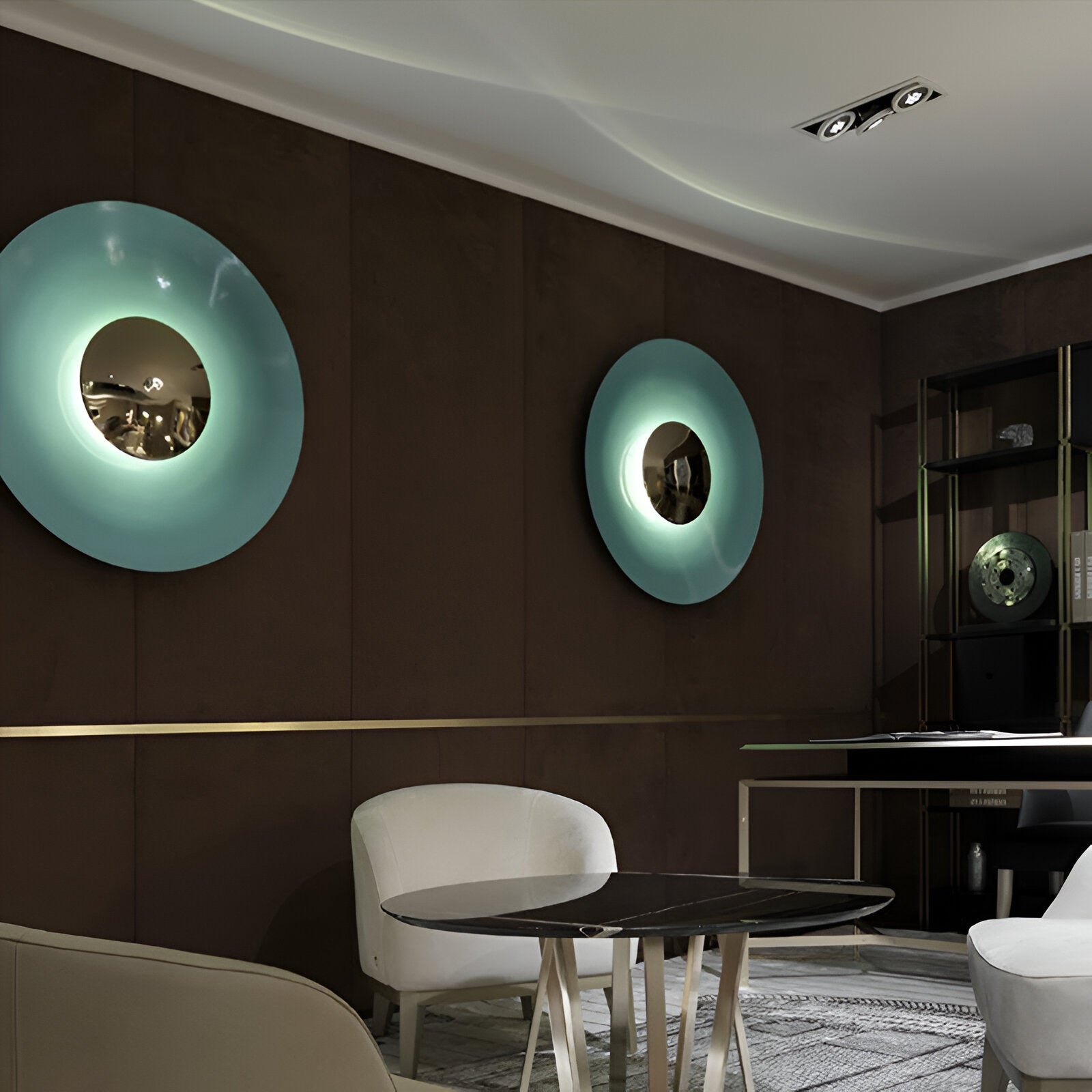 AMBER ECLIPSE WALL LAMP