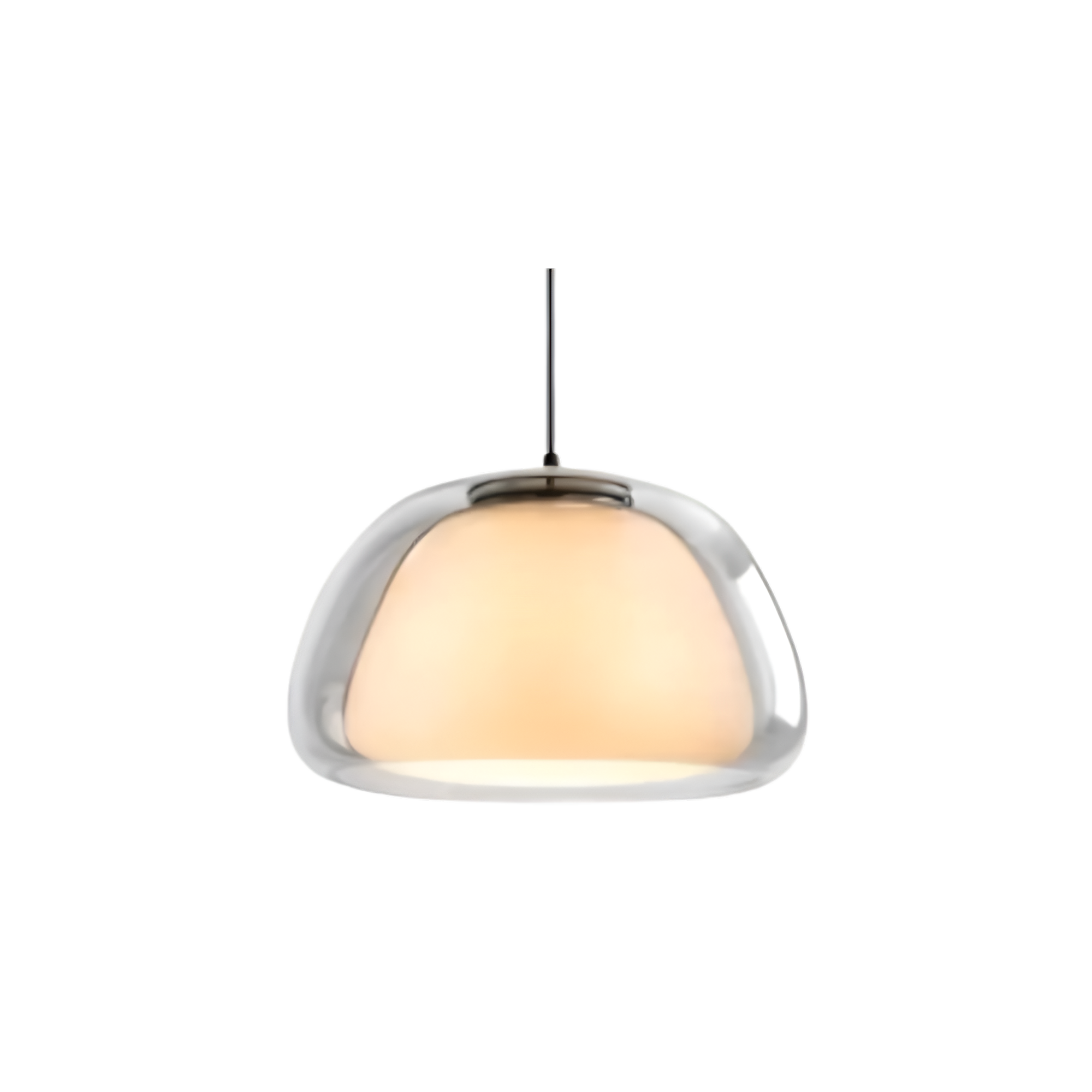 AMBER JELLY GLASS PENDANT
