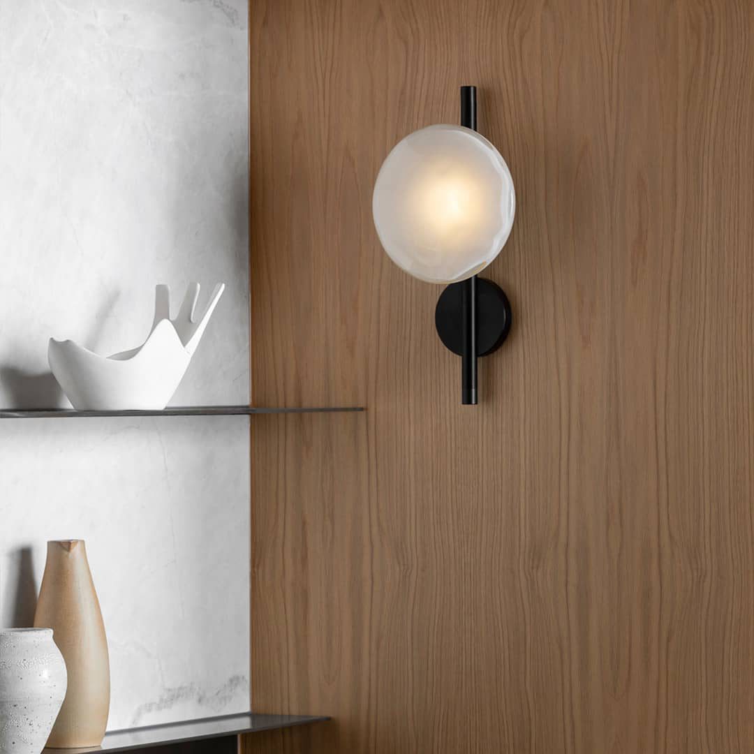Nordic Round Design Ceto Glass Wall Light
