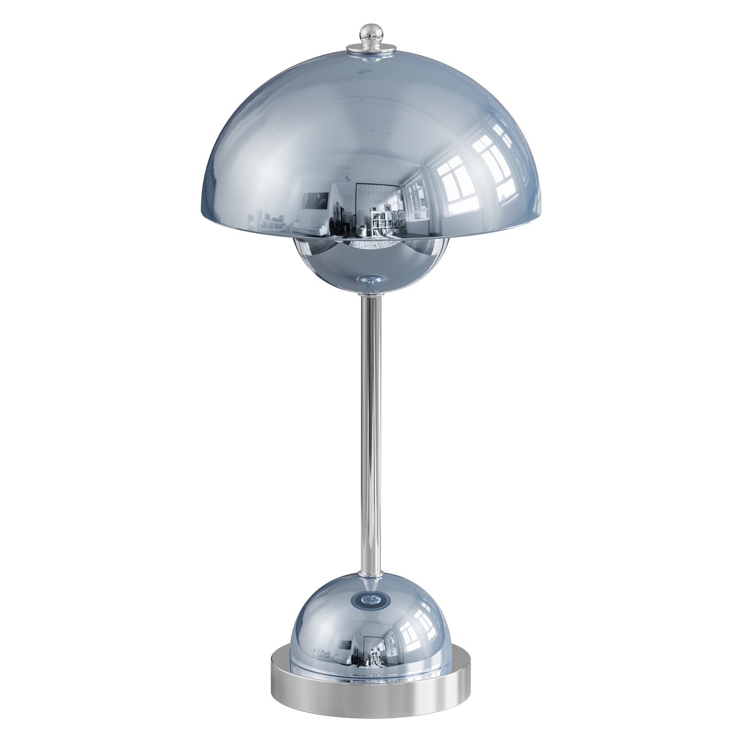 CHROME DOME TABLE LAMP