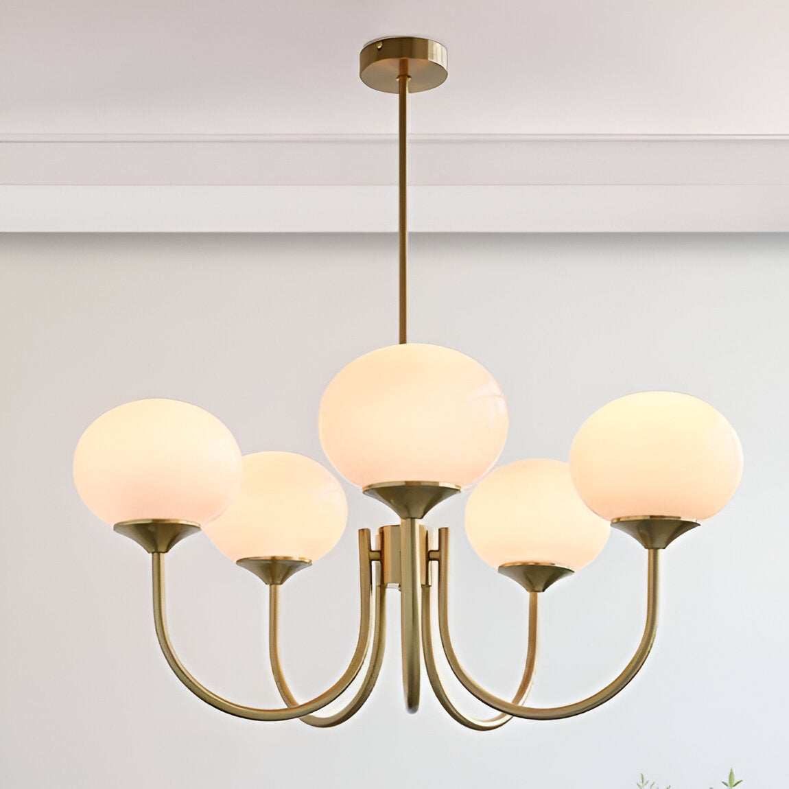 Marshmallow Modern Glass Chandelier