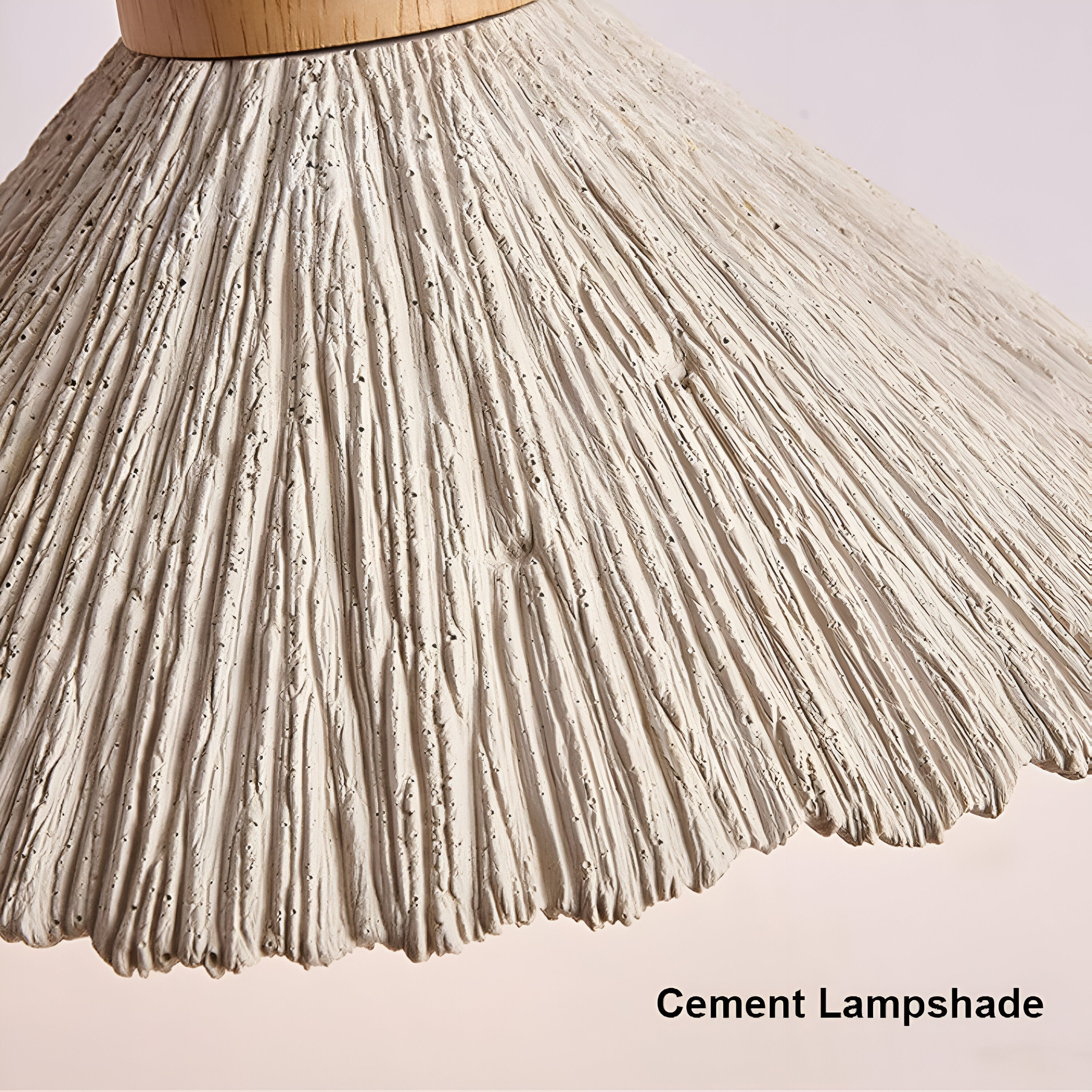 CREAM TASSEL CONE PENDANT