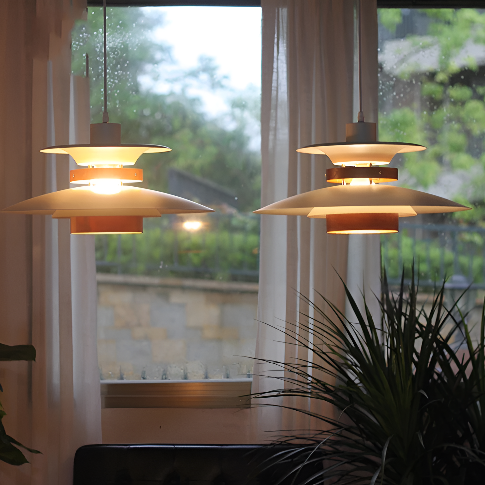 Aurora of Stillness Nordic Iron Pendant Light