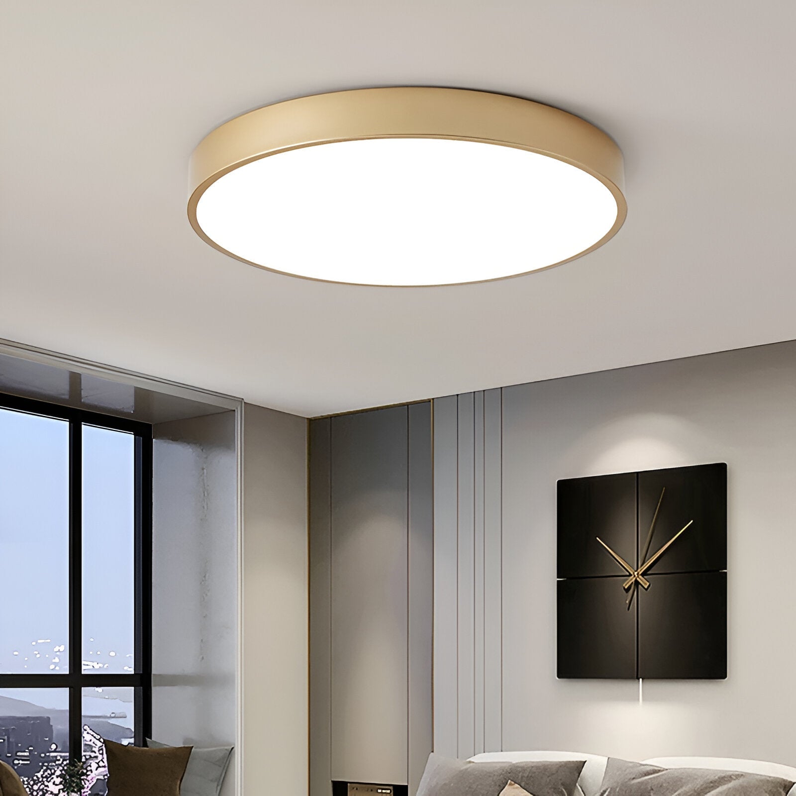 Nordic Macaron Round LED Ceiling Light