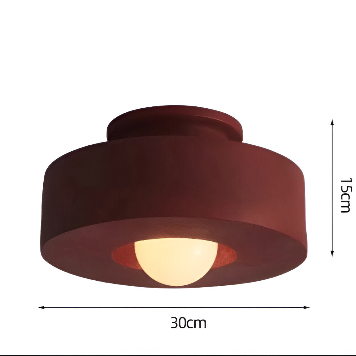 Ethereal Circle Nordic Resin LED Minimalist Ceiling Lamp