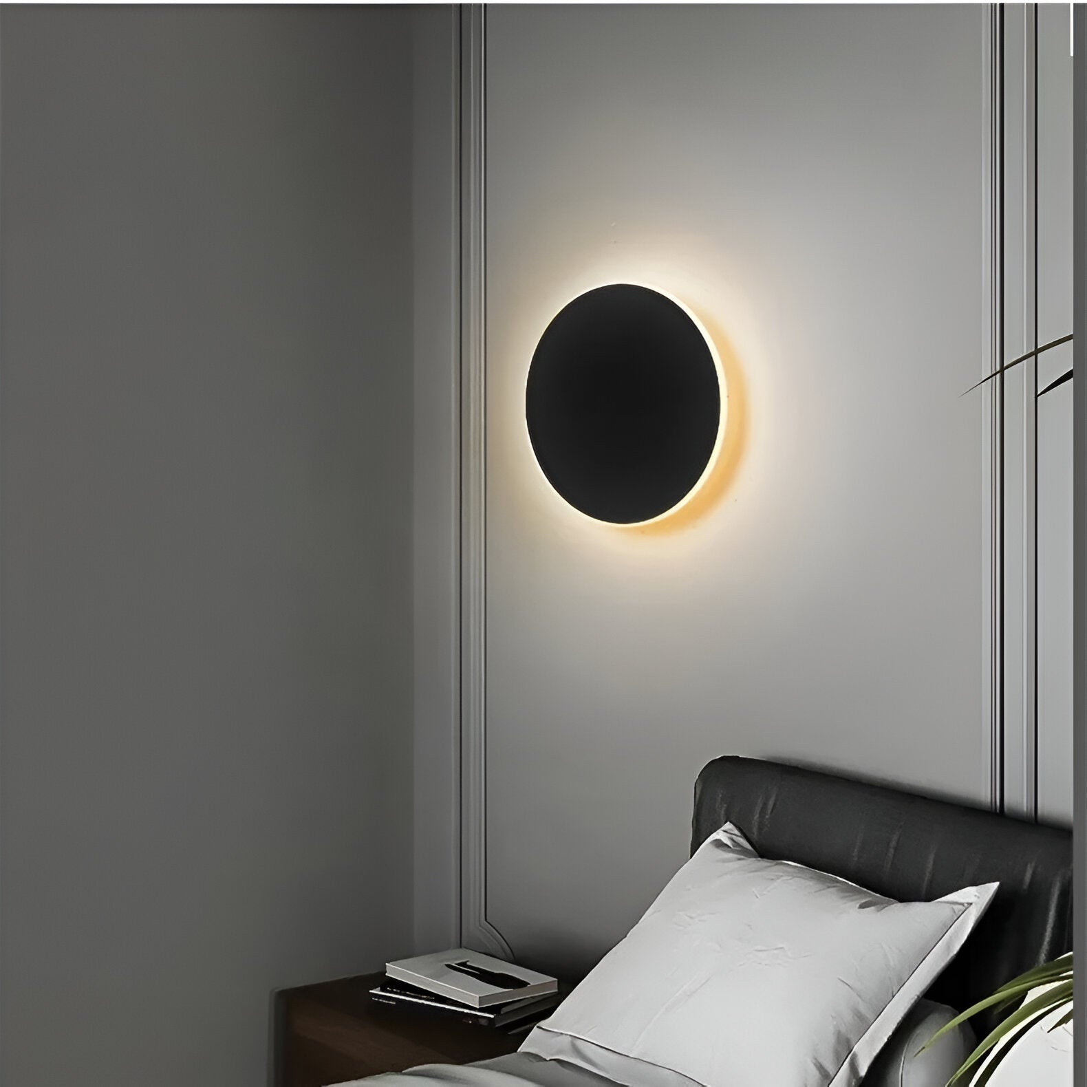 Modern Nordic Round Aluminum Minimalist LED Wall Light
