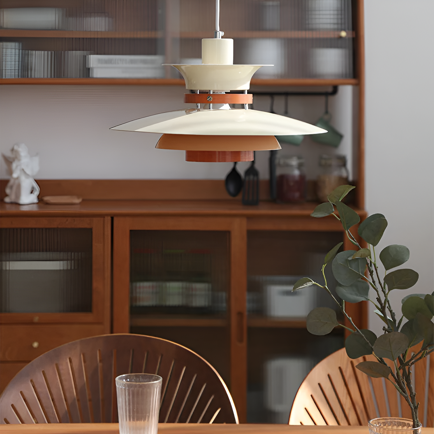 Aurora of Stillness Nordic Iron Pendant Light