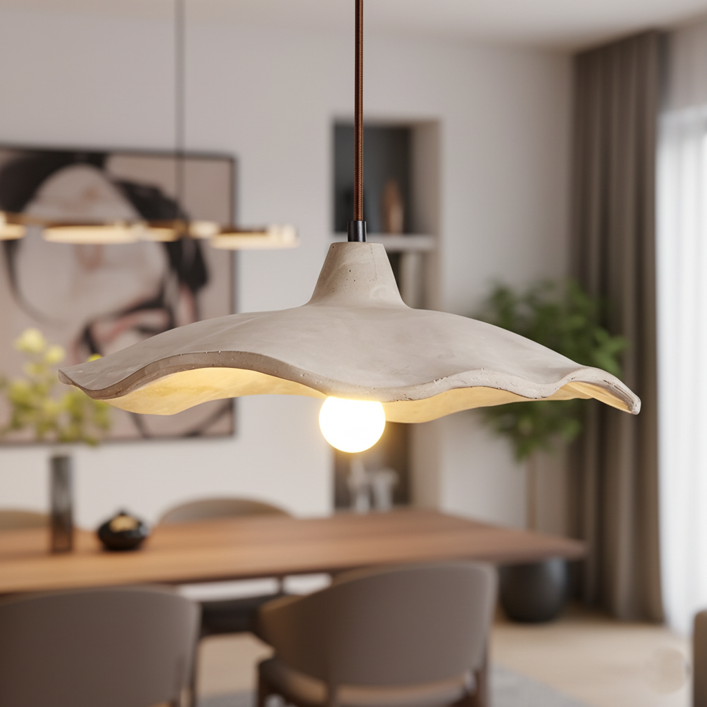 DRAPED CEMENT PENDANT