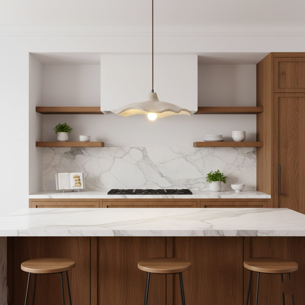 DRAPED CEMENT PENDANT