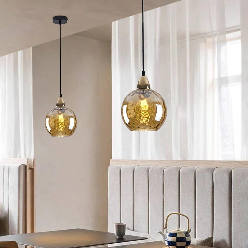 EMERALD GLASS GLOBE LAMP