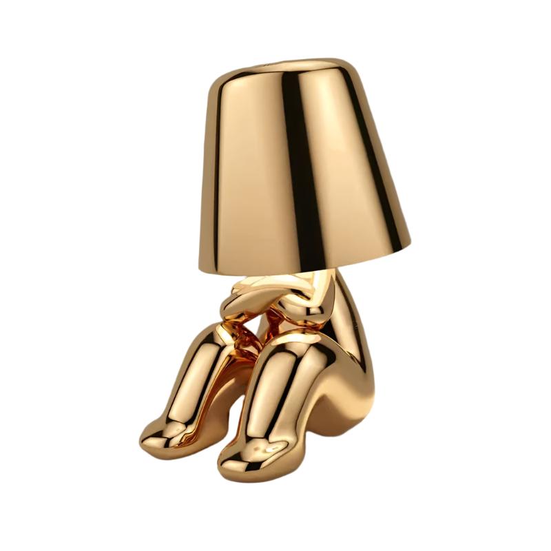 GOLDEN THINKER TABLE LAMP
