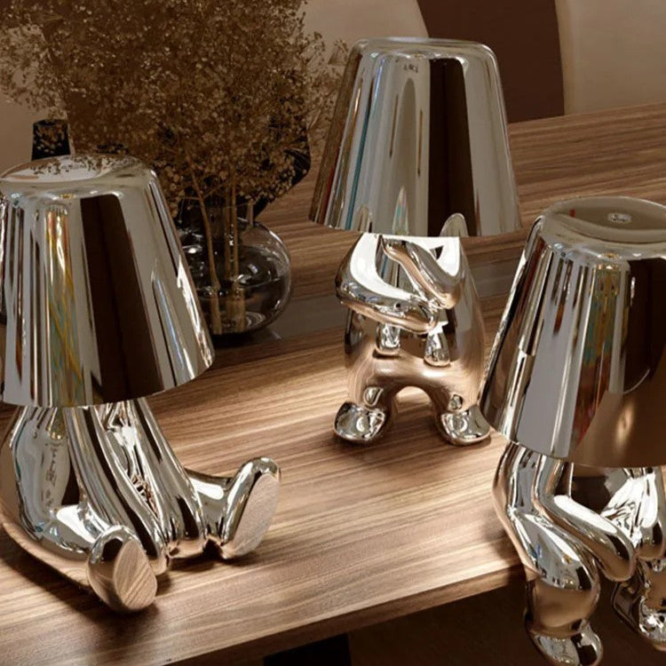GOLDEN THINKER TABLE LAMP