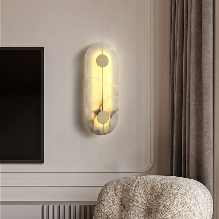MARBLE ECLIPSE WALL LAMP