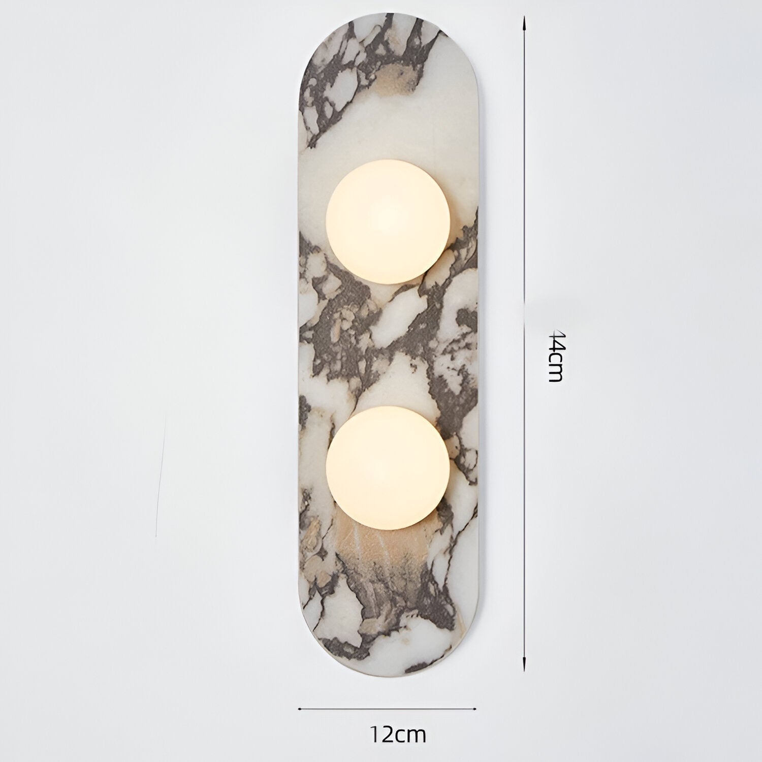 MARBLE PILL WALL LAMP
