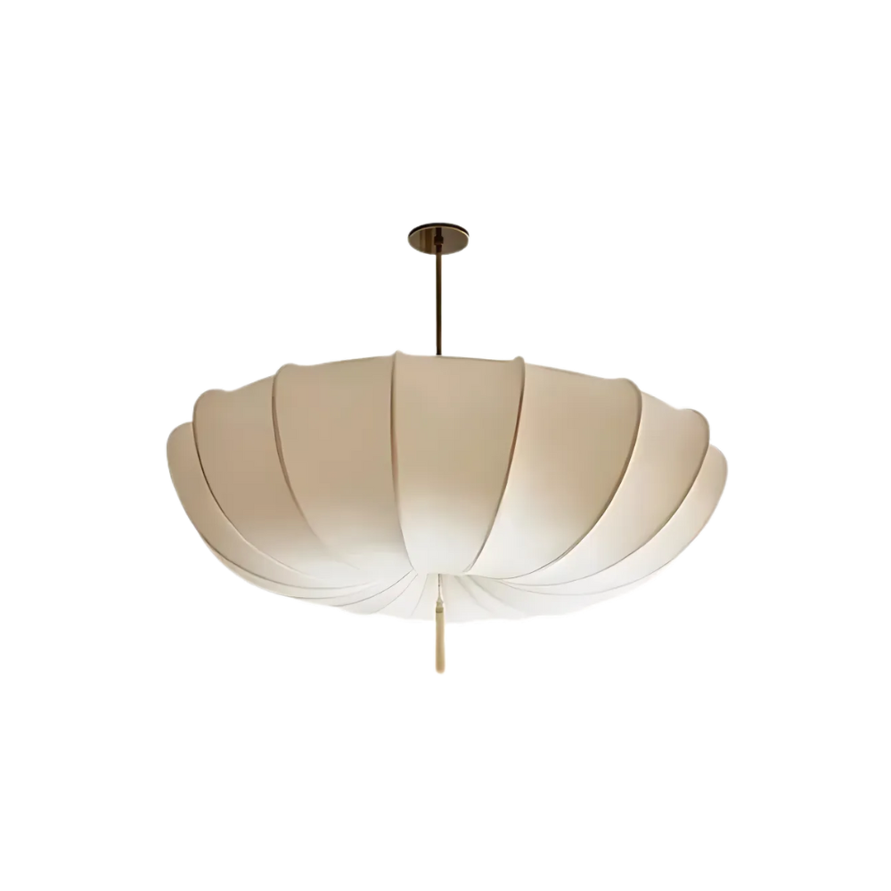 PLEATED SCALLOP DOME PENDANT