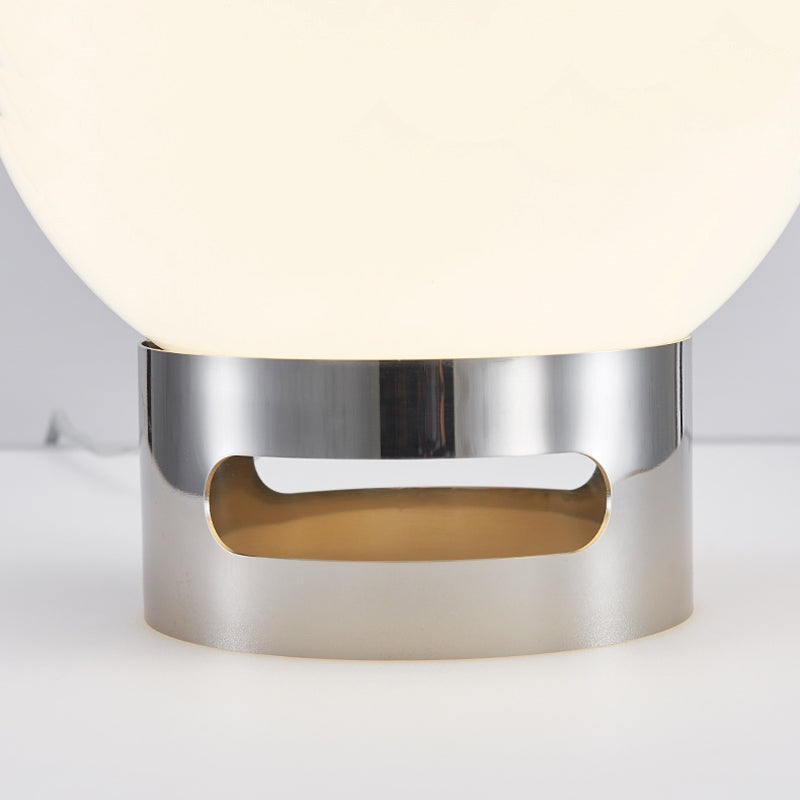 RETRO ORANGE ORB TABLE LAMP